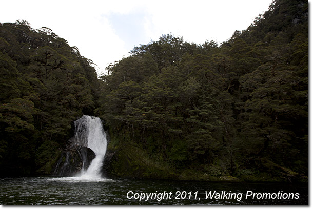 Kepler Trek, Waterfall near Iris Burn Hut, New Zealand