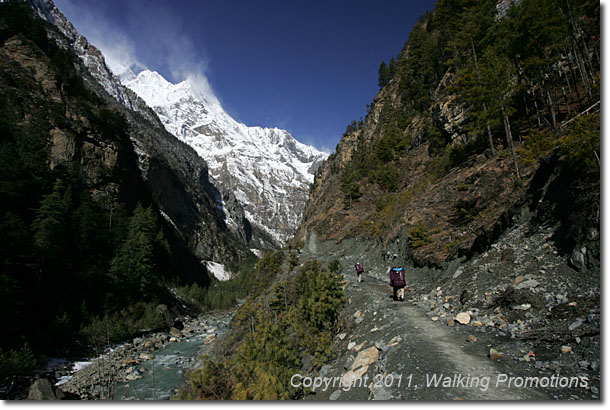 Annapurna Circuit Trek, On to Chame, Nepal