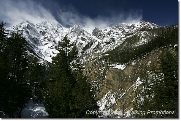 Annapurna Circuit Trek, On to Chame, Nepal