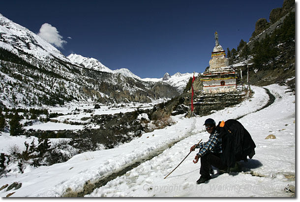 Annapurna Circuit Trek, On to Manang, Nepal