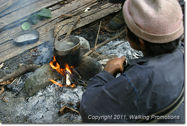 Kachin Tribal Village Trek, Mt. Phon Khan Razi - Heading Down, Burma