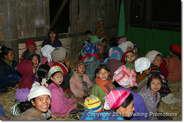 Kachin Tribal Village Trek, Ziya Dum Village, Christmas Burma