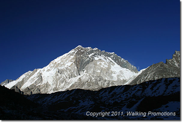 Everest Base Camp Trek, Sunset View From  Lobuche, Nepal