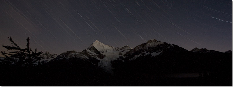 Night view from Europa Hut