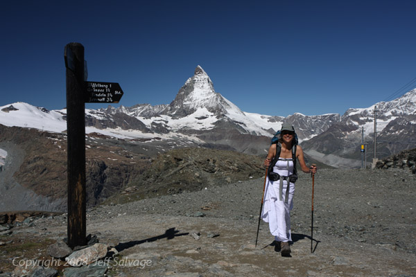 Zermatt Matterhorn Wedding Dress