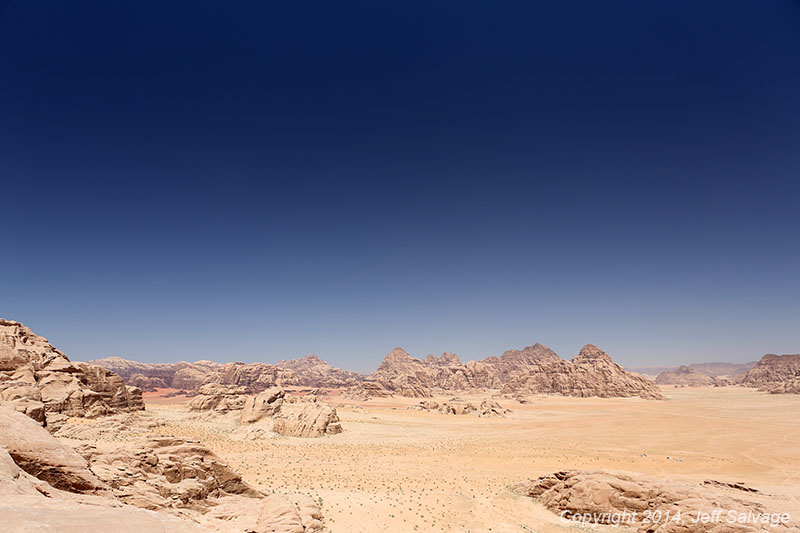 Rock scramble - Wadi Rum - Jordan