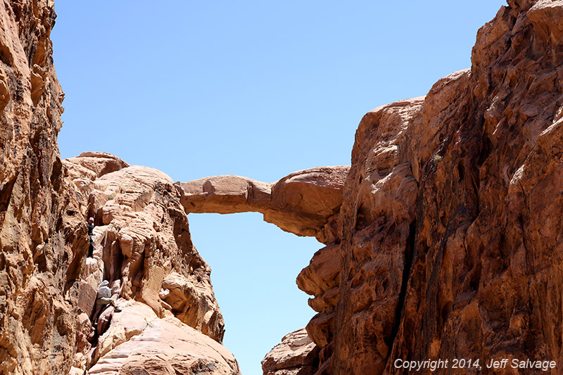 Rock scramble - Wadi Rum - Jordan