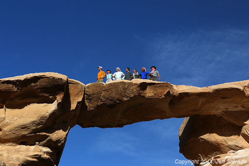 Rock scramble - Wadi Rum - Jordan