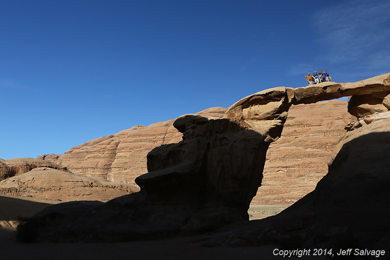 Rock scramble - Wadi Rum - Jordan