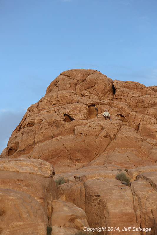 Rock scramble - Wadi Rum - Jordan