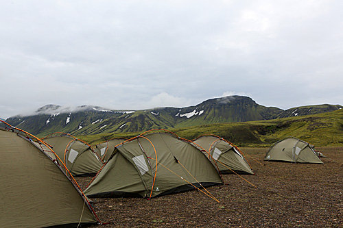 Campsite - Laugavegur/Landmannalaugar Trek, Iceland