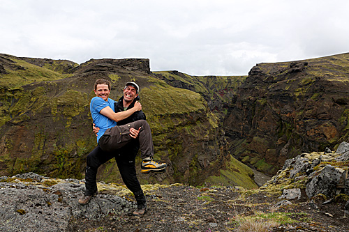 Jeff and Jon Gauti - Laugavegur/Landmannalaugar Trek, Iceland