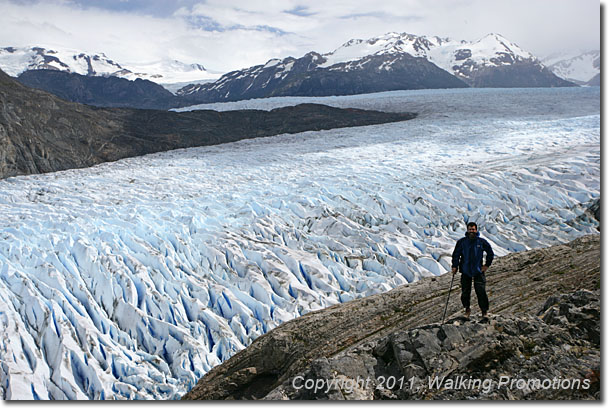 Torres del Paine, Glacier Grey Day Hike, Patagonia, Chile